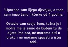 “Upoznao sam lijepu djevojku..”