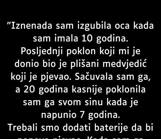 “Iznenada sam izgubila oca kada sam imala 10 godina…”