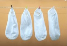 Bijele čarape može biti teško očistiti, ali s ovom metodom ponovno će izgledati potpuno nove.