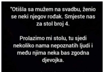 “Otišla sa mužem na svadbu”