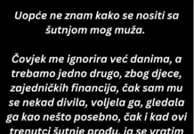 “Uopšte ne znam kako se nositi sa šutnjom mog muža. …”