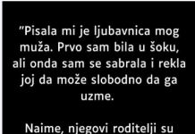 “Pisala mi je ljubavnica mog muža …”