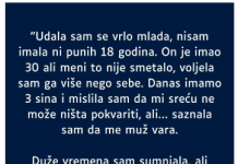 “Udala sam se vrlo mlada…”