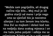 “Možda sam pogriješila, ali drugog načina nije bilo…