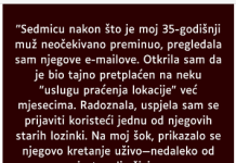 “Sedmicu nakon što je moj 35-godišnji muž neočekivano preminuo…”
