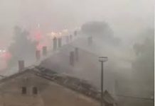 Olujni vjetar i kiša pogodili ovaj grad, nastao haos