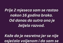 “Prije 2 mjeseca sam se rastao nakon 16 godina braka…”