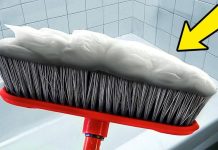 Pjenu za brijanje je ovako nanijela na metlu i sada svi živi kopiranju njen trik za čišćenje