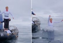 Kolinda skočila u ledenu vodu na najhladnijem mestu na zemlji: Objavila snimak sa ekspedicije na Antarktik (Video)