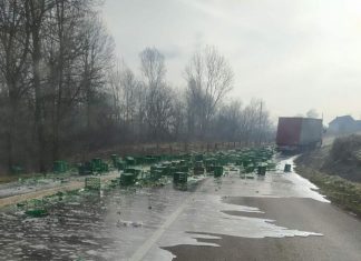 TEČE REKA PIVA NA PUTU U SRBIJI, OVAJ PRIZOR NIJE REALAN! Ljudi u šoku: “Sad kad se nisam ŠLOGIRAO”! (FOTO)