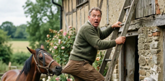 “Starac se popeo na ljestve da skine suhe grane s krova, ali u tom trenutku konj je iznenada zubima zgrabio rub njegovih hlača i naglo ga povukao dolje Čovjek ga je bijesno nazvao “zlom zvijeri”, odlučivši da je konj jednostavno poludio – sve dok se sekundu kasnije nije dogodilo nešto strašno…