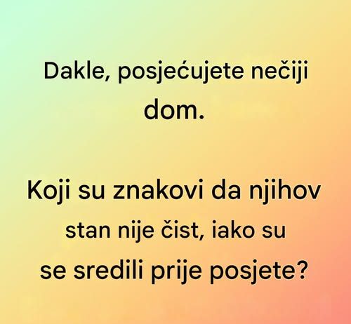 9 znakova da vaš dom možda nije potpuno čist (čak i kada izgleda uredno)