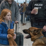 Službeni pas na aerodromu zalajao je na plišanog medu jedne devojčice — ono što je pronašao iznenadilo je sve.