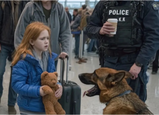 Službeni pas na aerodromu zalajao je na plišanog medu jedne devojčice — ono što je pronašao iznenadilo je sve.