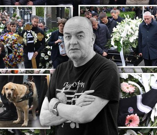 Legendarni trener je sahranjen u Aleji zaslužnih građana na Novom groblju u Beogradu.