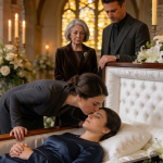 Na sahrani moje kćerke, ljubavnica njenog muža se nagnula i šapnula: „Pobijedila sam”… Sve dok advokat nije istupio i počeo čitati testament.