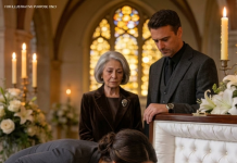 Na sahrani moje kćerke, ljubavnica njenog muža se nagnula i šapnula: „Pobijedila sam”… Sve dok advokat nije istupio i počeo čitati testament.