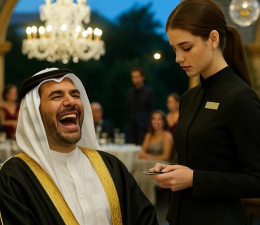 Šejk je konobarici rekao uvredljive reči na arapskom, misleći da devojka ništa ne razume, ali nakon nekoliko sekundi je odgovorila savršenim arapskim.